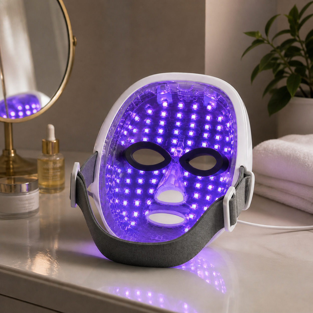 Máscara facial LED